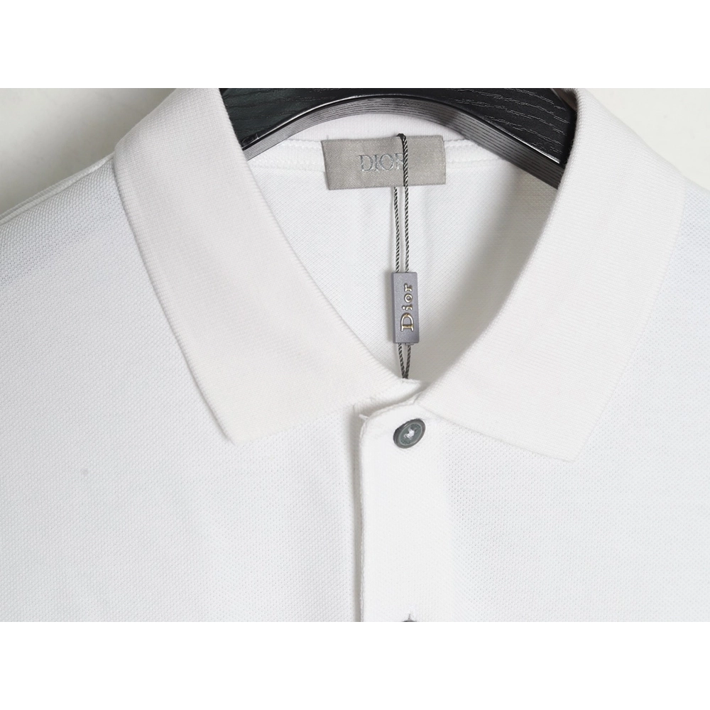 Dior embroidered CD letters Polo short sleeve,Dior