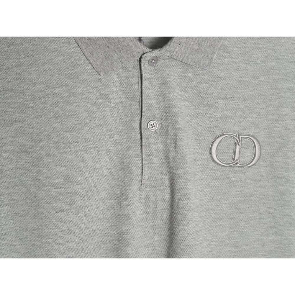 Dior embroidered CD letters Polo short sleeve TSK1,Dior