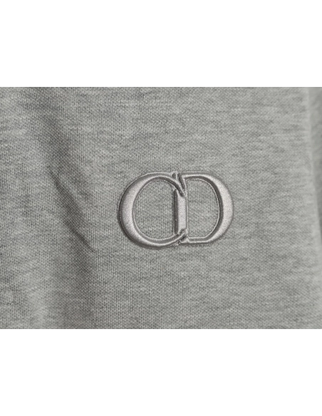 Dior embroidered CD letters Polo short sleeve TSK1,Dior