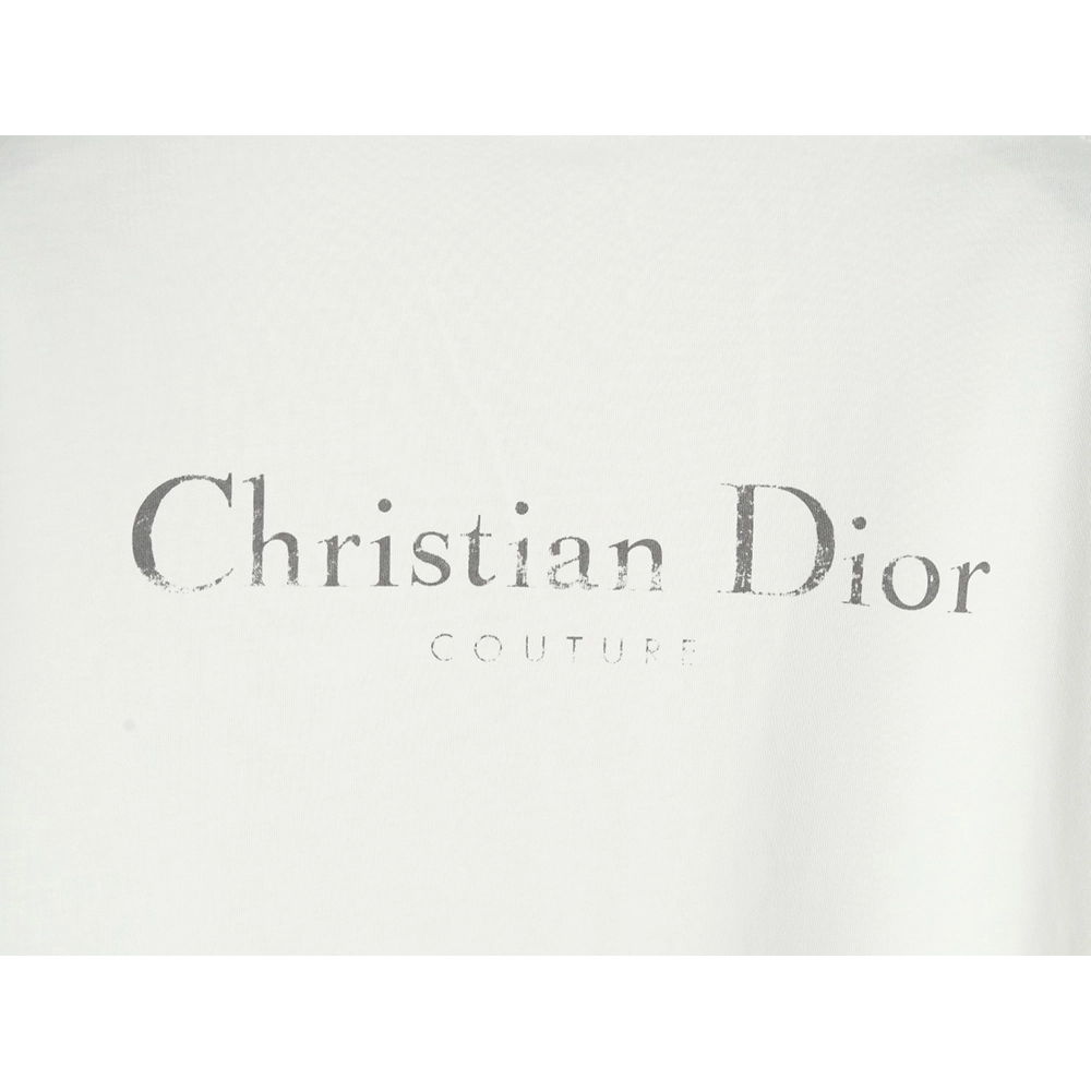 Dior washed distressed letter print short sleeves,Dior