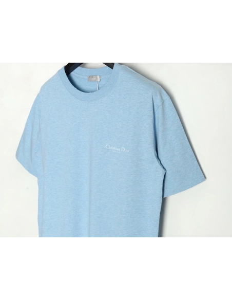Dior washed distressed letter print short sleeves TSK1,Dior