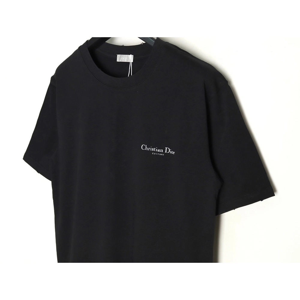 Dior washed distressed letter print short sleeves TSK2,Dior