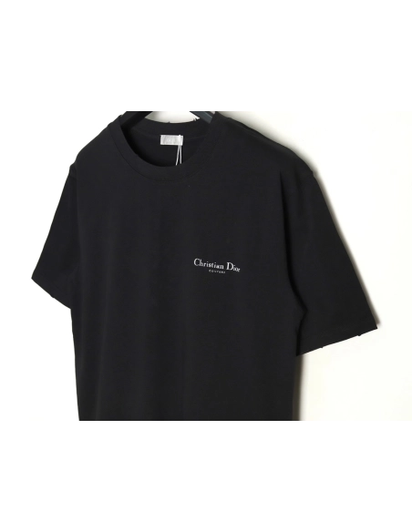 Dior washed distressed letter print short sleeves TSK2,Dior