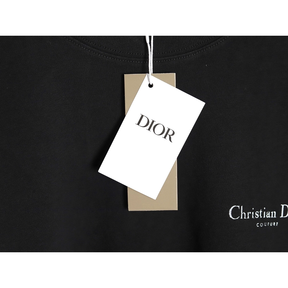 Dior washed distressed letter print short sleeves TSK2,Dior