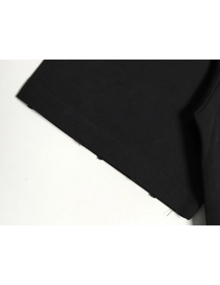 Dior washed distressed letter print short sleeves TSK2,Dior