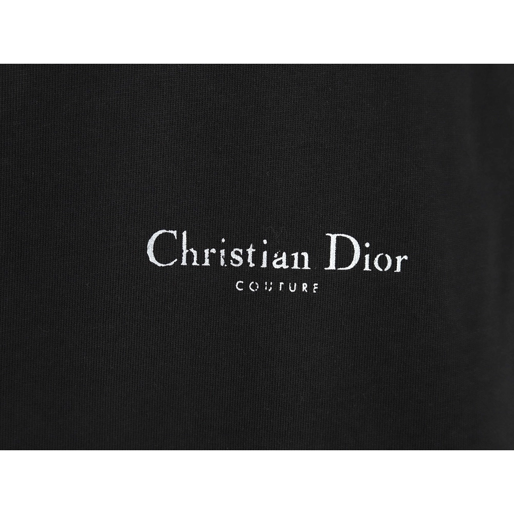 Dior washed distressed letter print short sleeves TSK2,Dior