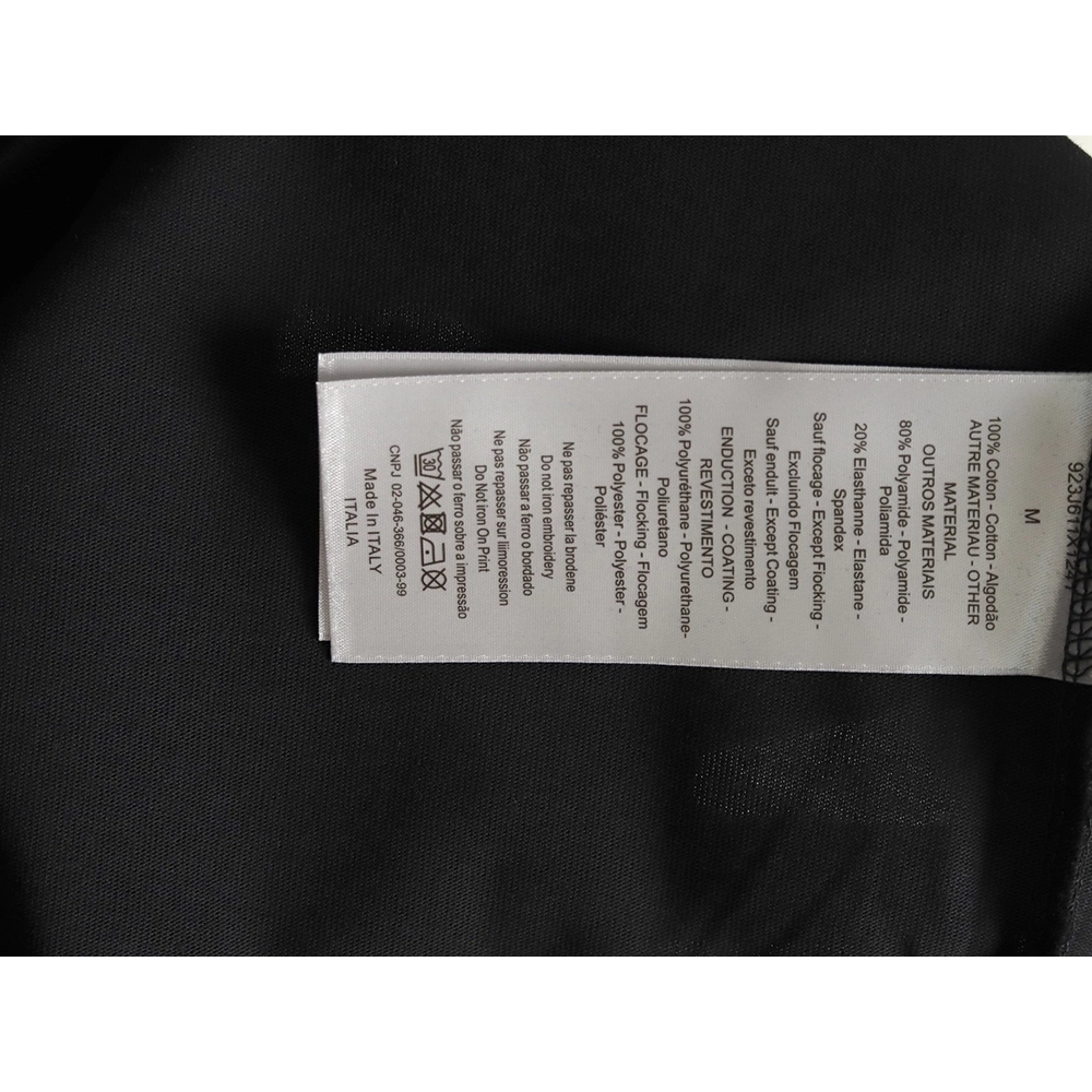 Dior washed distressed letter print short sleeves TSK2,Dior