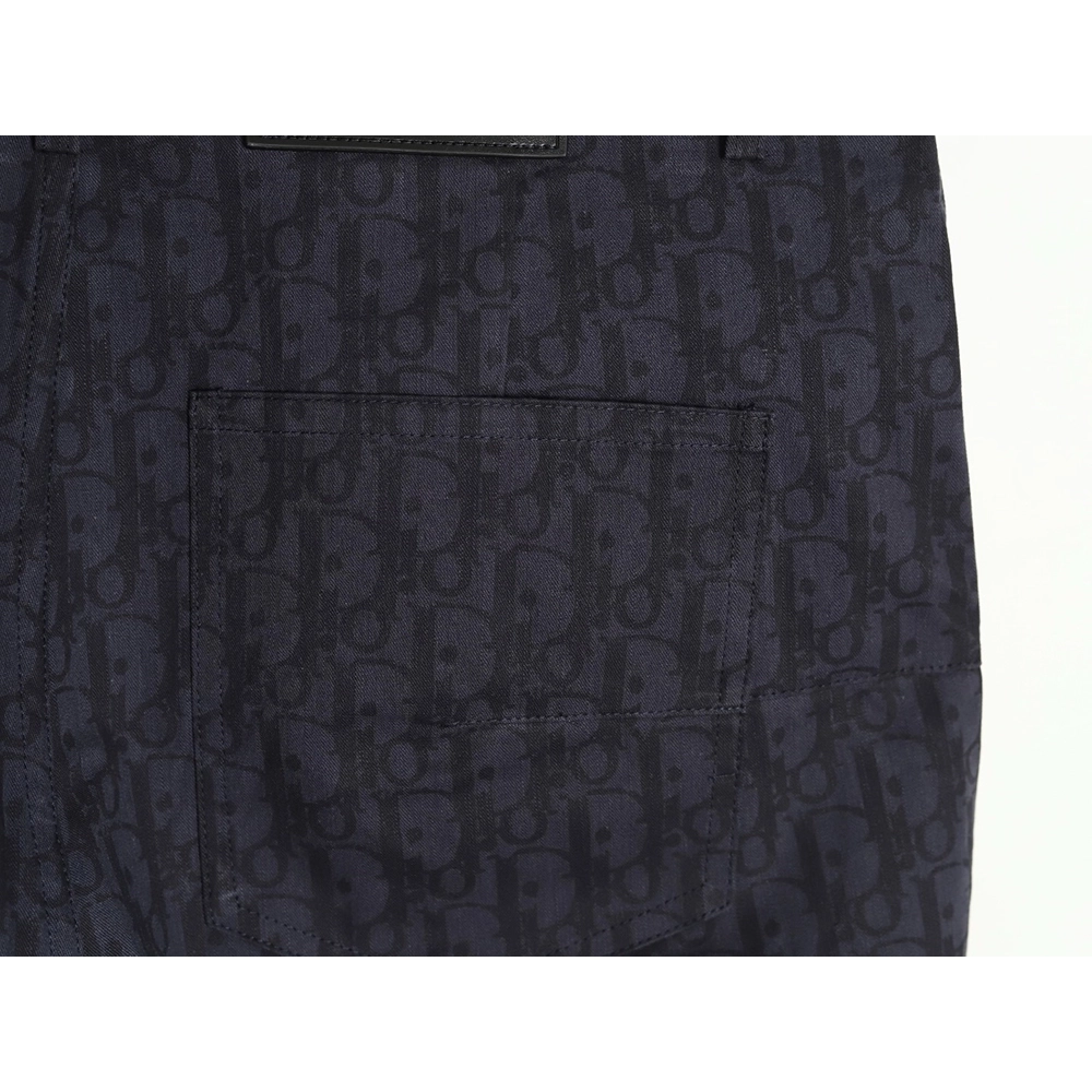Dior all over print jacquard denim shorts tsk1,Dior