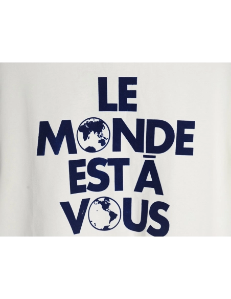 Louis Vuitton Earth Flocked Short Sleeve T-Shirt,Louis Vuitton