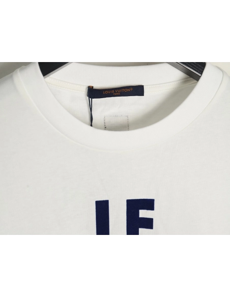 Louis Vuitton Earth Flocked Short Sleeve T-Shirt,Louis Vuitton