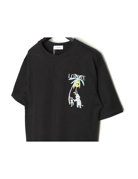 Loewe embroidered coconut tree short sleeve T-shirt TSK1,Loewe