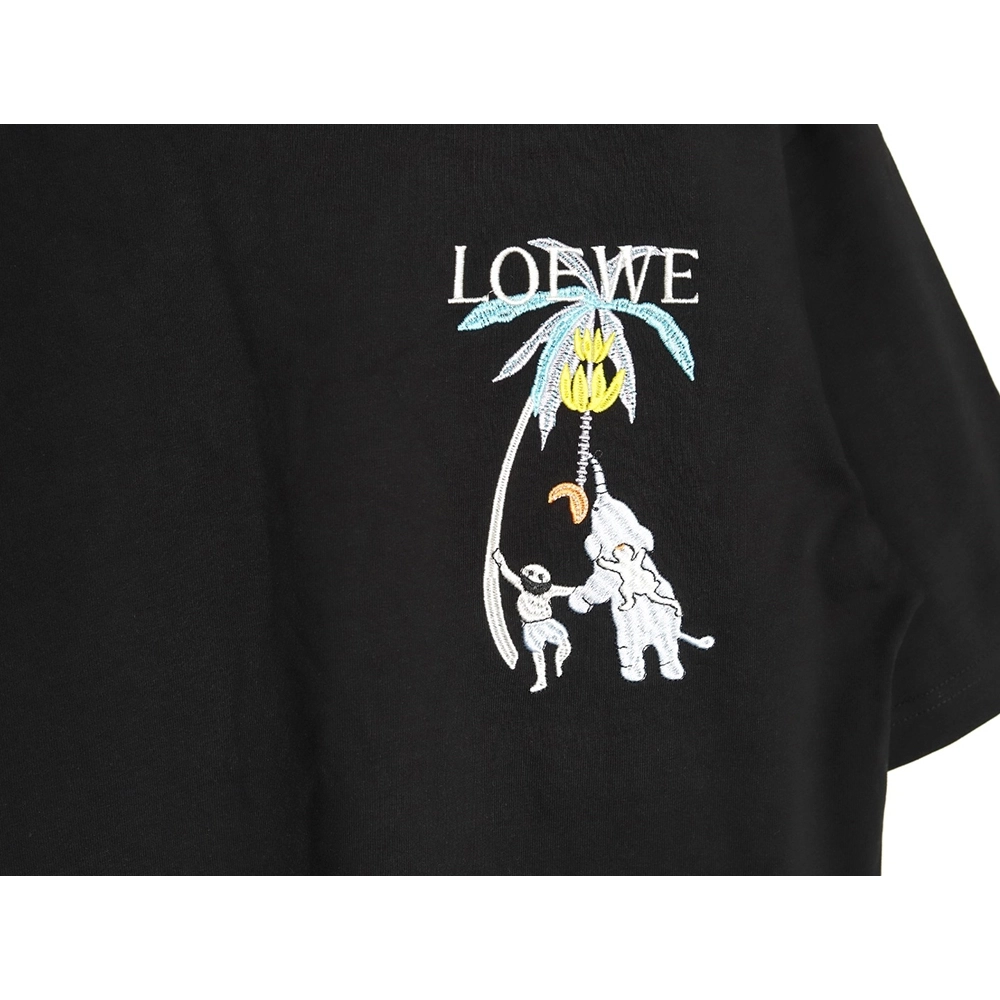 Loewe embroidered coconut tree short sleeve T-shirt TSK1,Loewe