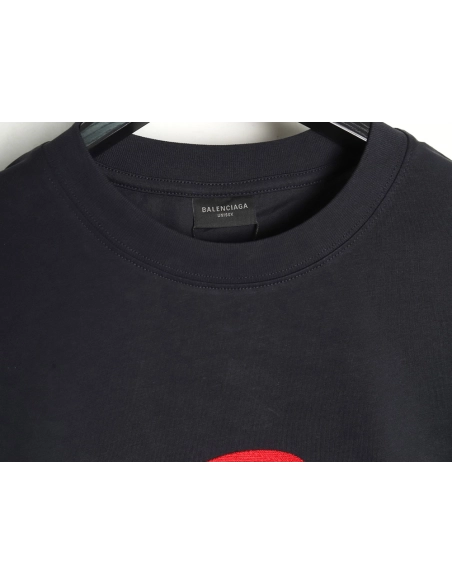 Balenciaga 3M embroidered letters washed short sleeves TSK1,Balenciaga