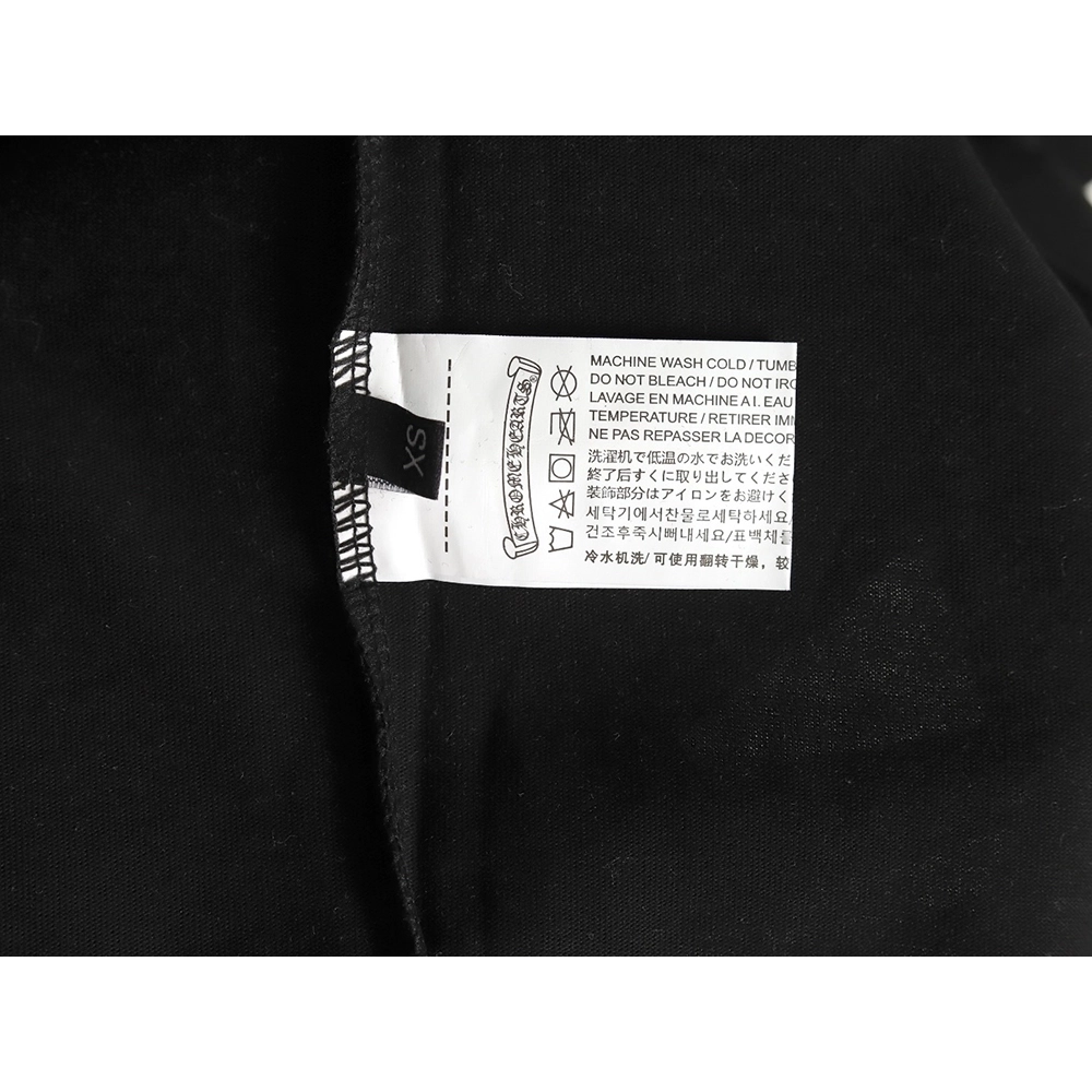 Chrome Hearts Multi-element Pocket Sanskrit Letters Short Sleeve T-shirt TSK1,Chrome Hearts