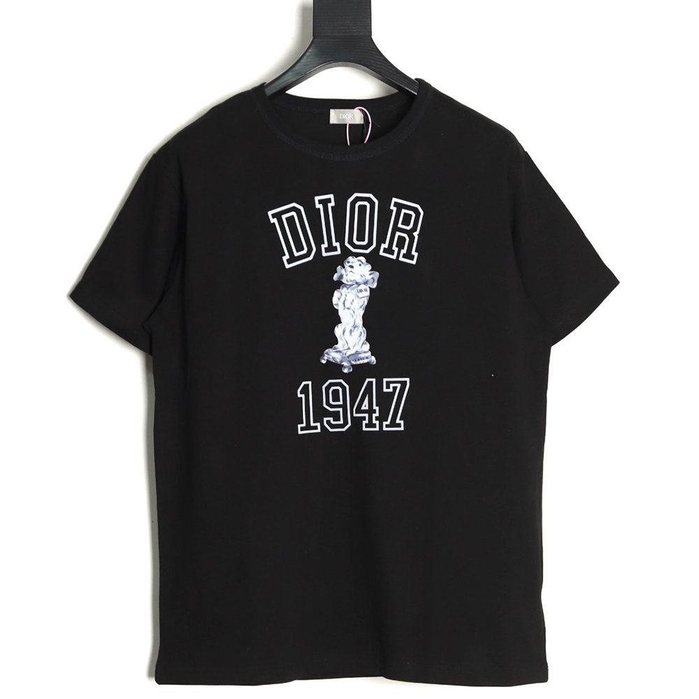 Dior Bobby embroidered cotton slub jersey T-shirt,Dior