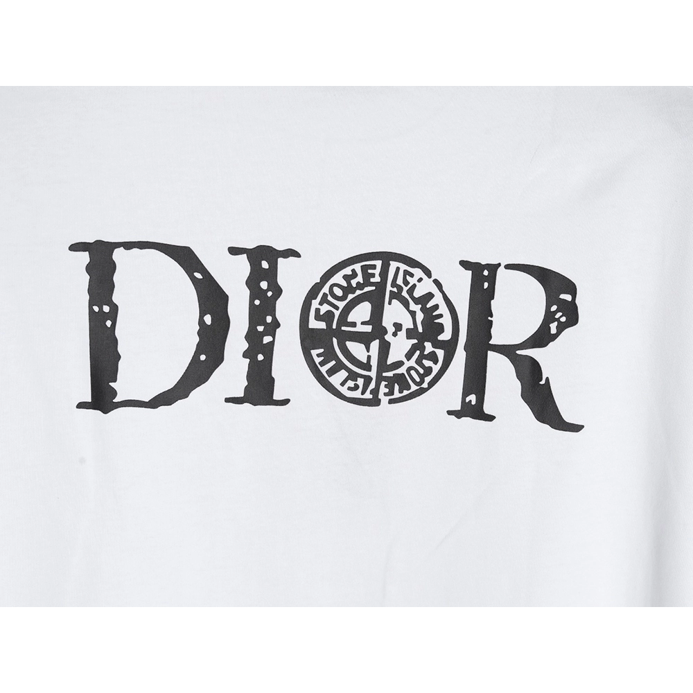 Dior &amp; Stone Island crosshair print short-sleeved T-shirt,Dior