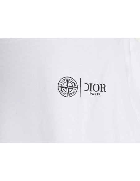 Dior &amp; Stone Island crosshair print short-sleeved T-shirt,Dior