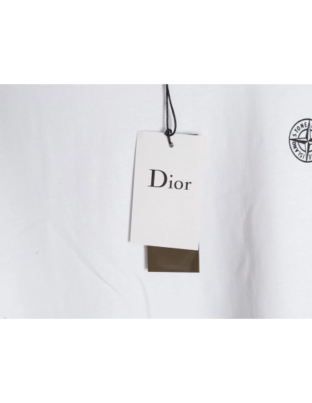 Dior &amp; Stone Island crosshair print short-sleeved T-shirt,Dior