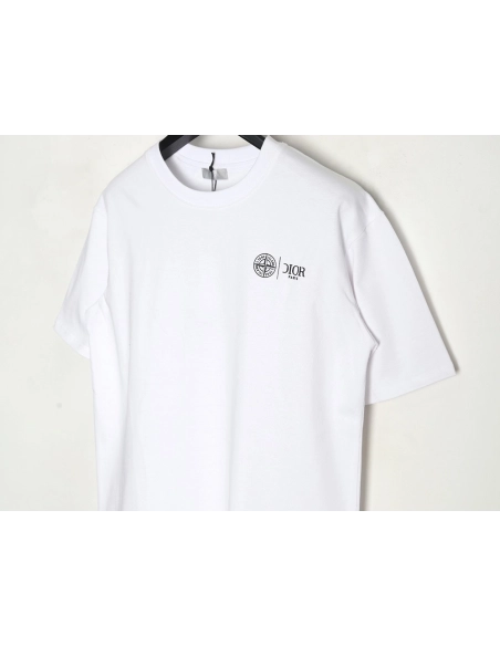 Dior &amp; Stone Island crosshair print short-sleeved T-shirt,Dior