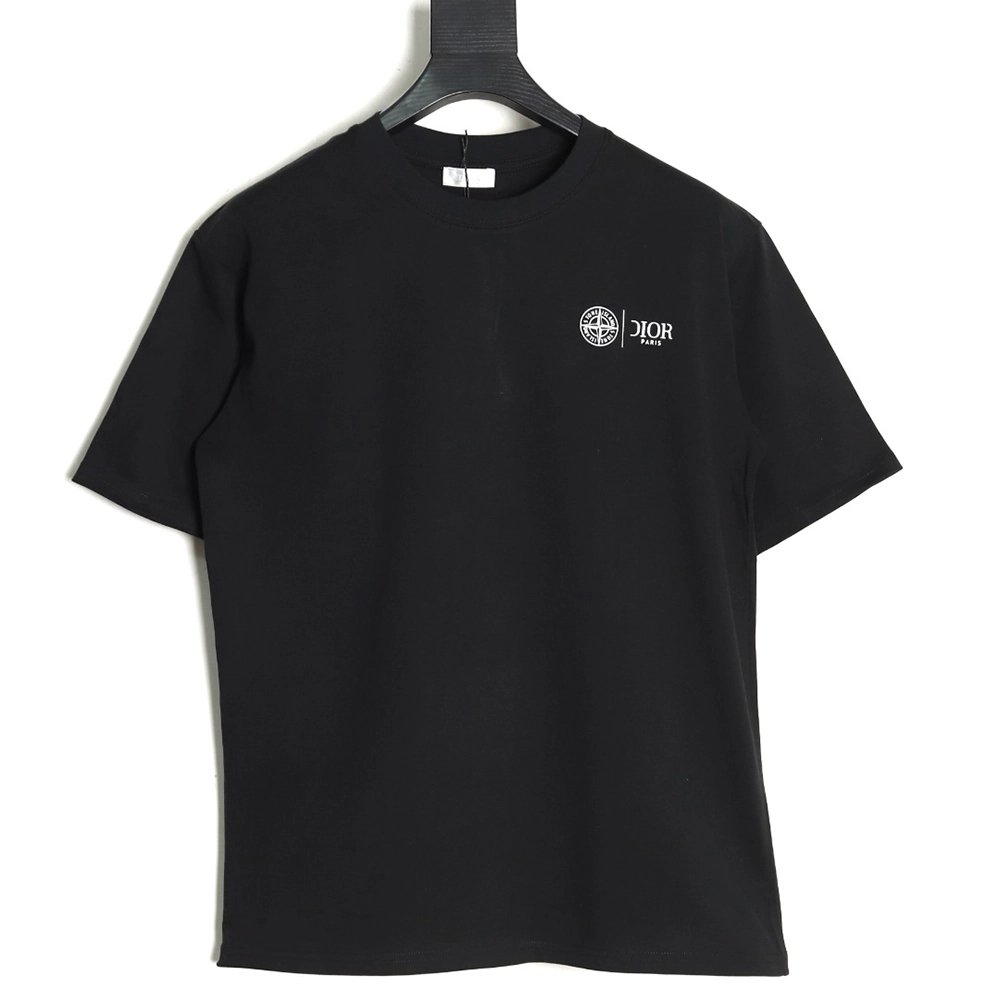 Dior &amp; Stone Island crosshair print short-sleeved T-shirt TSK1,Dior