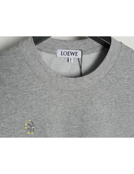 Loewe whale print embroidered short sleeve,Loewe