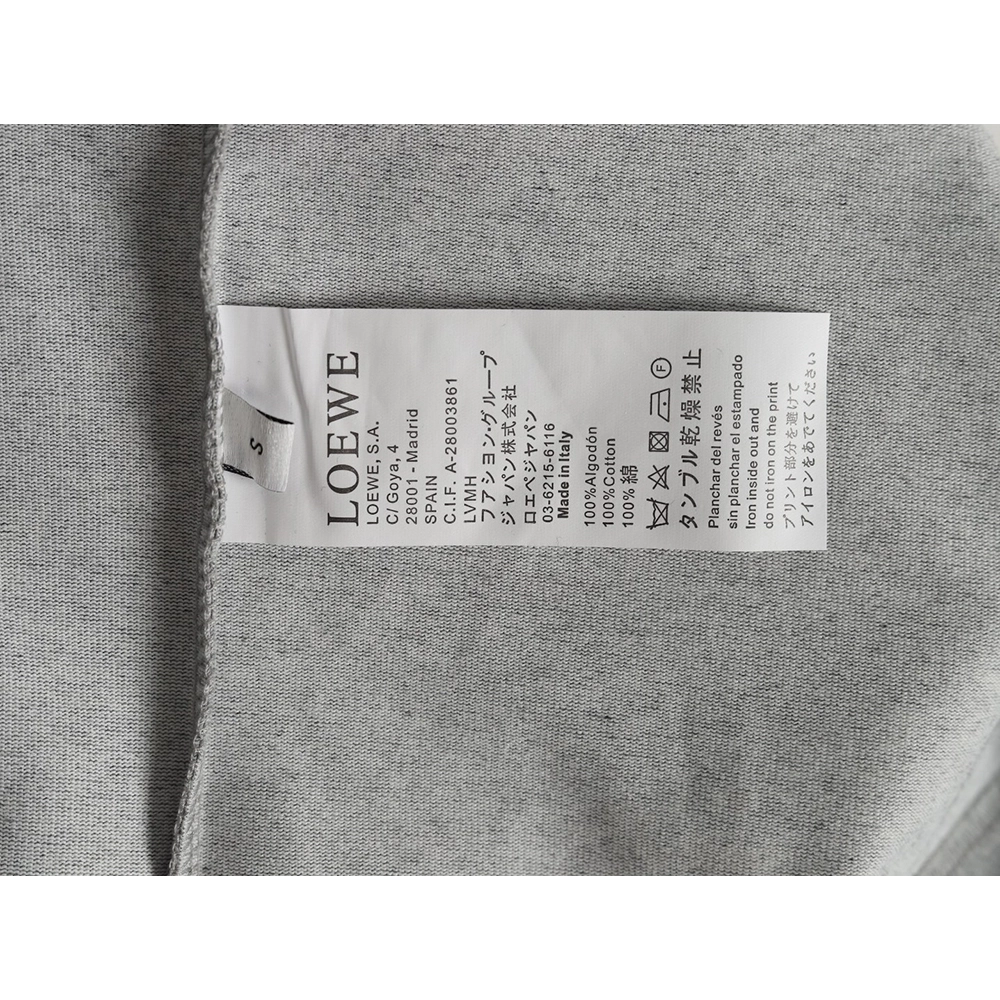 Loewe whale print embroidered short sleeve,Loewe