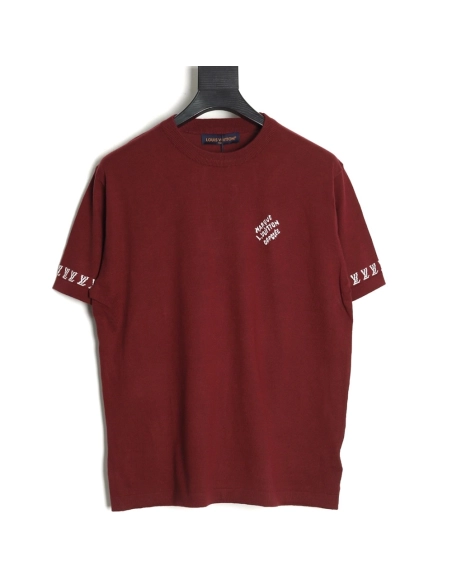 Louis Vuitton jacquard lettering logo short sleeves,Louis Vuitton