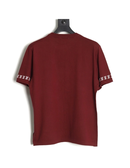 Louis Vuitton jacquard lettering logo short sleeves,Louis Vuitton
