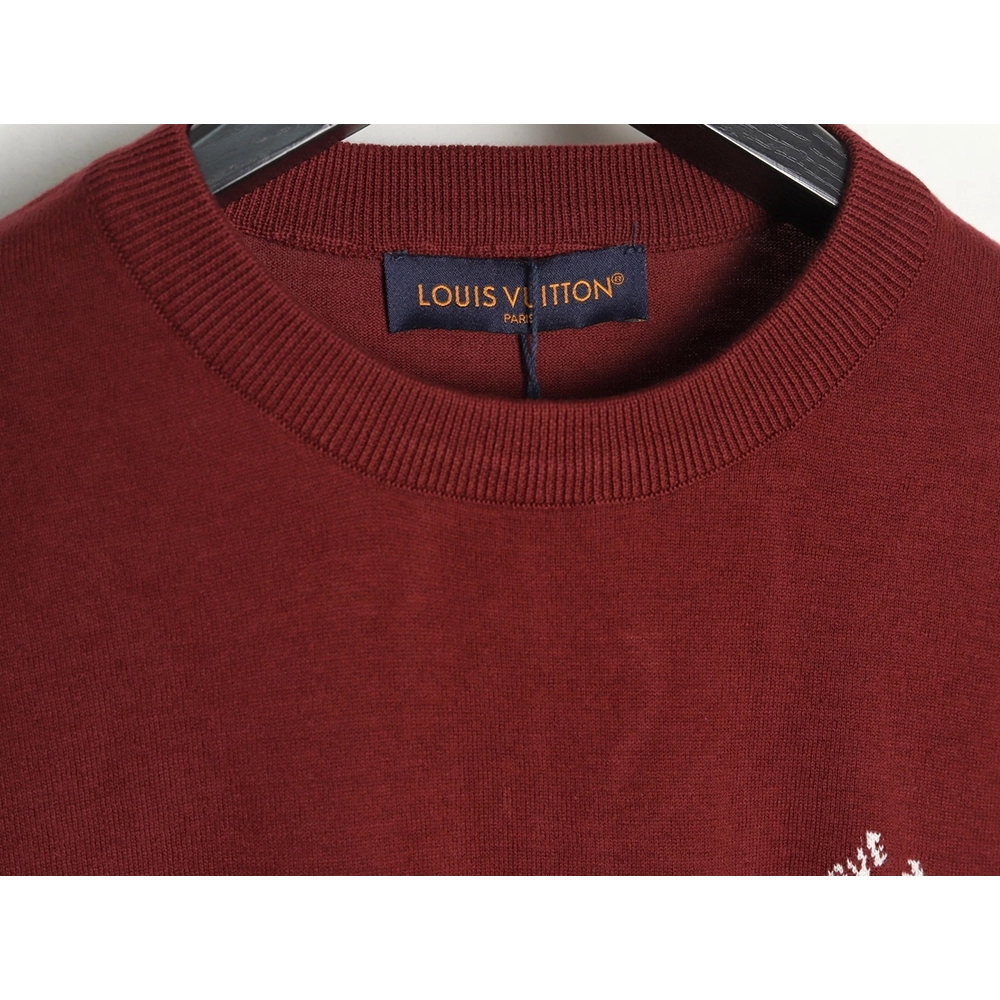 Louis Vuitton jacquard lettering logo short sleeves,Louis Vuitton
