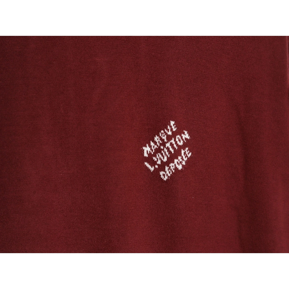 Louis Vuitton jacquard lettering logo short sleeves,Louis Vuitton