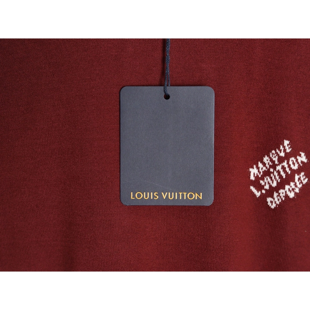 Louis Vuitton jacquard lettering logo short sleeves,Louis Vuitton