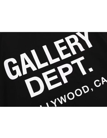 Gallery Dept 21ss English Letters Logo Printed Short Sleeves,Gallery Dept
