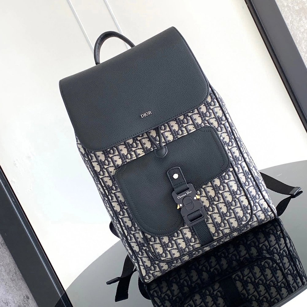 Dior Saddle Backpack with Flap 1ADBA2 26.5X41X14cm,Christian Dior Bags,BAGS