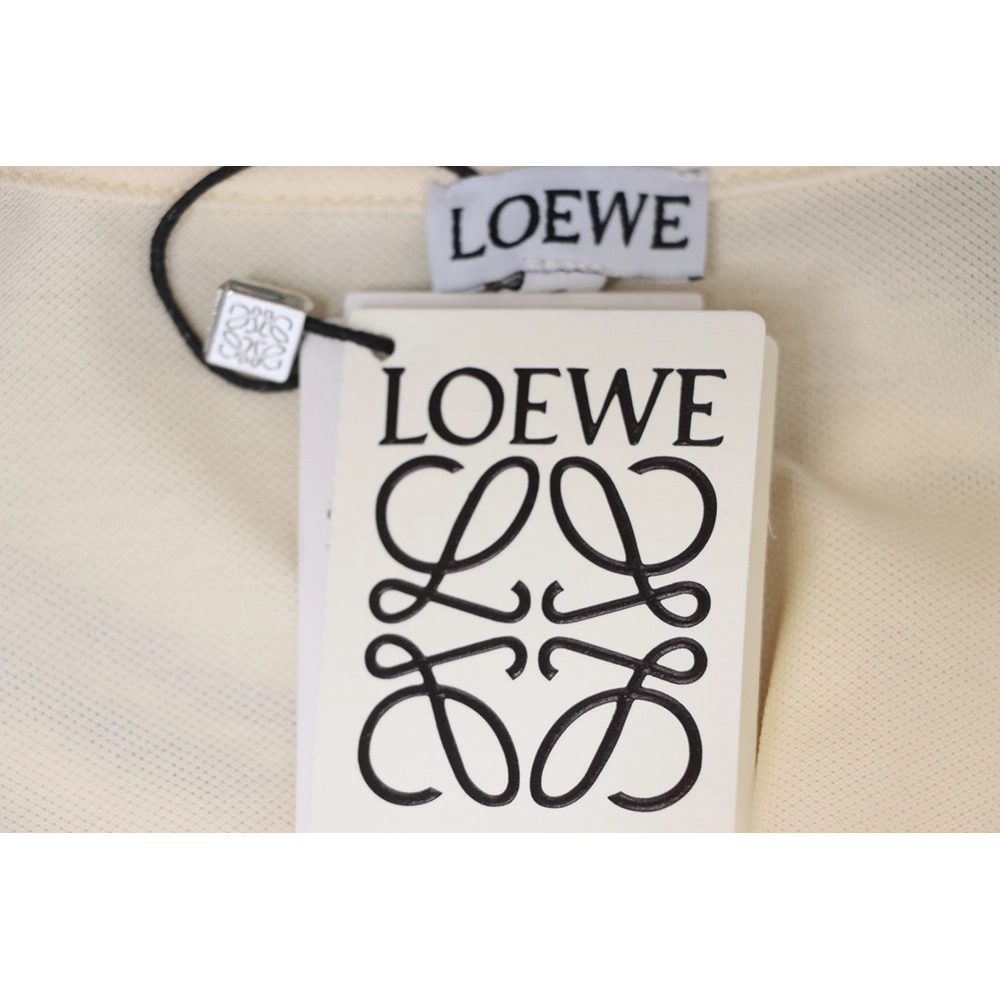 Loewe Pocket Colorful Embroidery Polo Short Sleeve,Loewe T Shirt,Tshirt,APPAREL