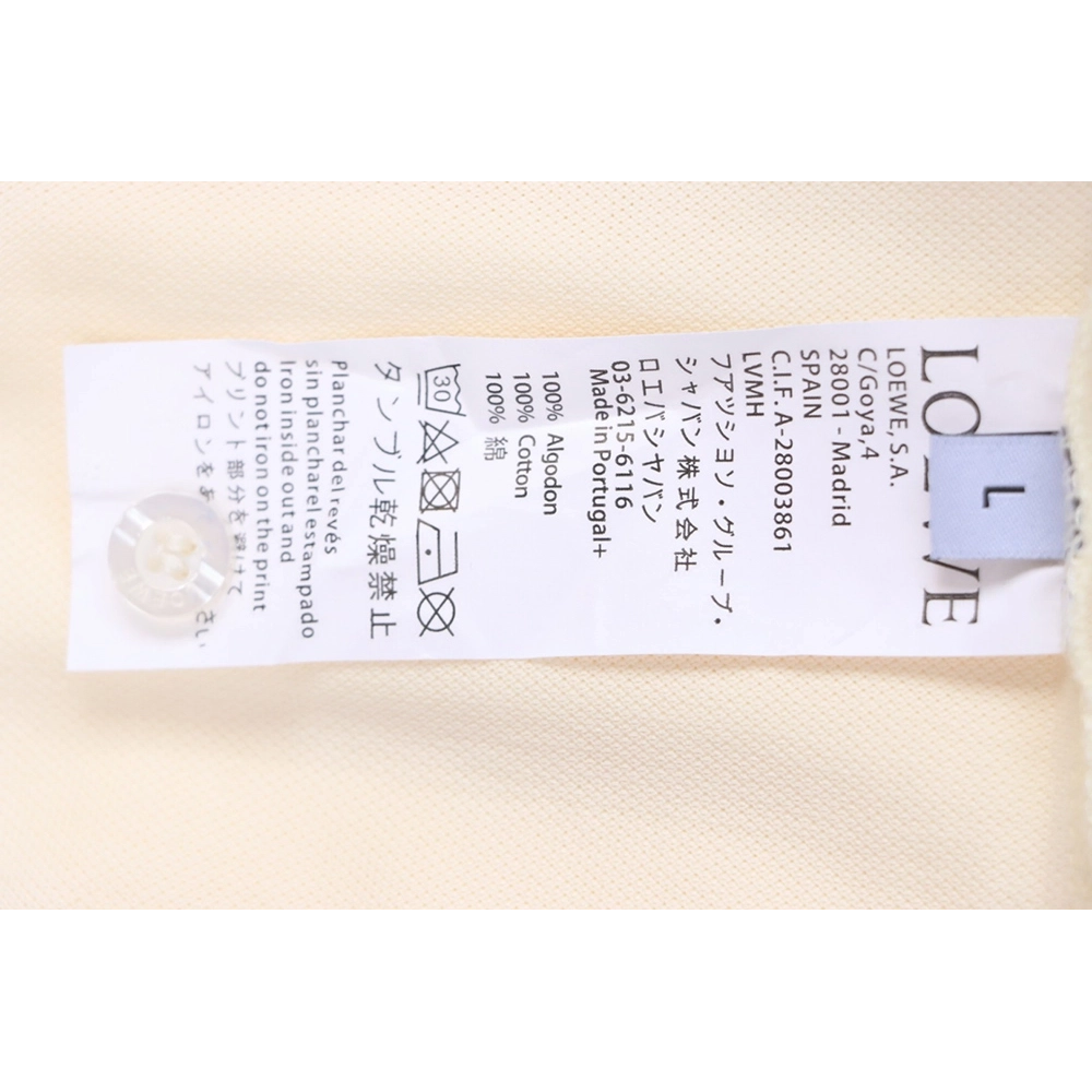 Loewe Pocket Colorful Embroidery Polo Short Sleeve,Loewe T Shirt,Tshirt,APPAREL