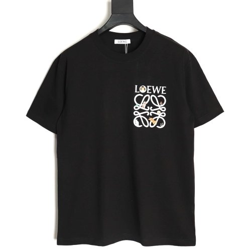 Loewe chest printed logo short sleeves,Loewe T Shirt,Tshirt,APPAREL