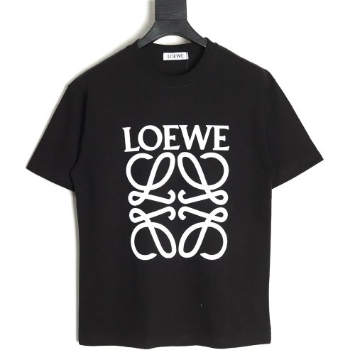 Loewe Fourleaf clover print shortsleeved Tshirt,Loewe T Shirt,Tshirt,APPAREL