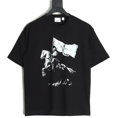 Burberry Distressed Warhorse Short Sleeve TShirt,Burberry T Shirt,Tshirt,APPAREL
