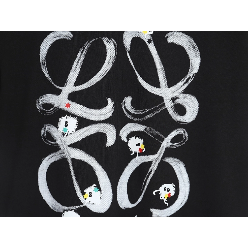 Loewe Briquette Short Sleeve TShirt,Loewe T Shirt,Tshirt,APPAREL