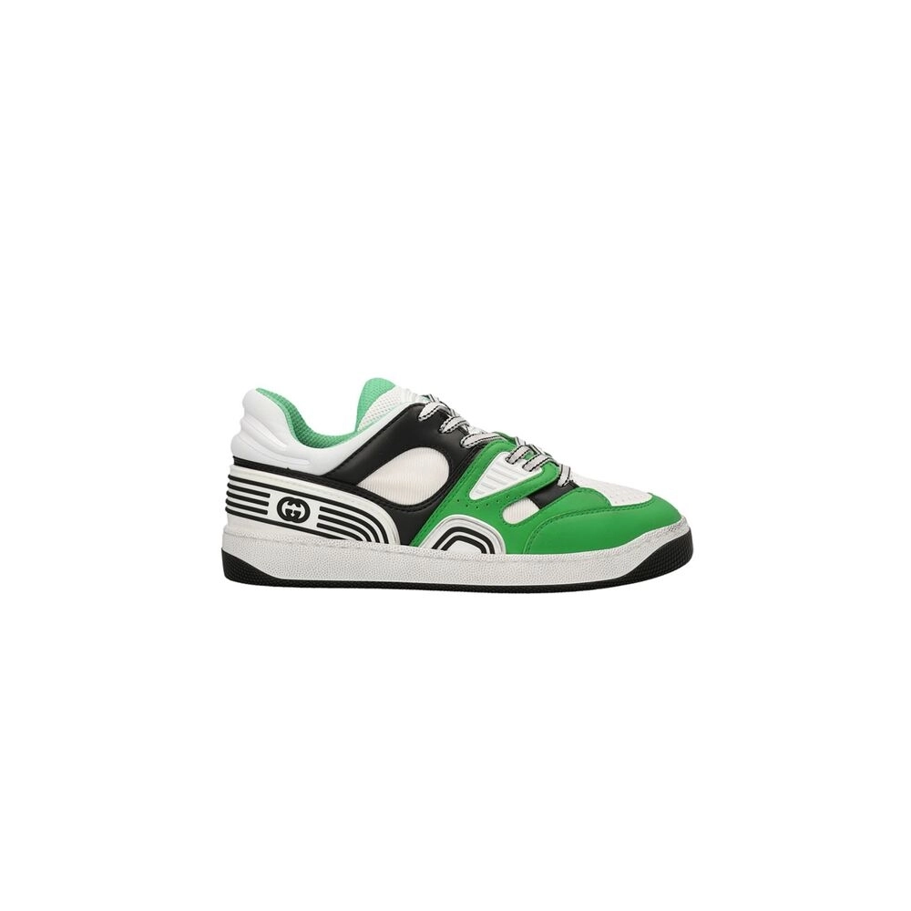 GUCCI BASKET SNEAKER IN GREEN DEMETRA - GCC109