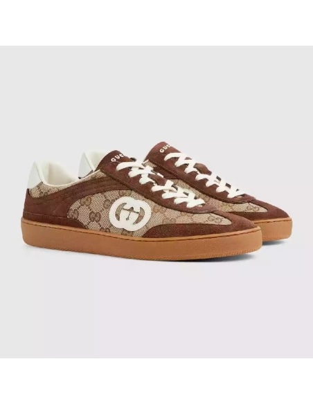 Casual Luxury Footwear,Dark Brown Sneakers,Men's Suede Sneakers