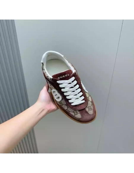 Casual Luxury Footwear,Dark Brown Sneakers,Men's Suede Sneakers