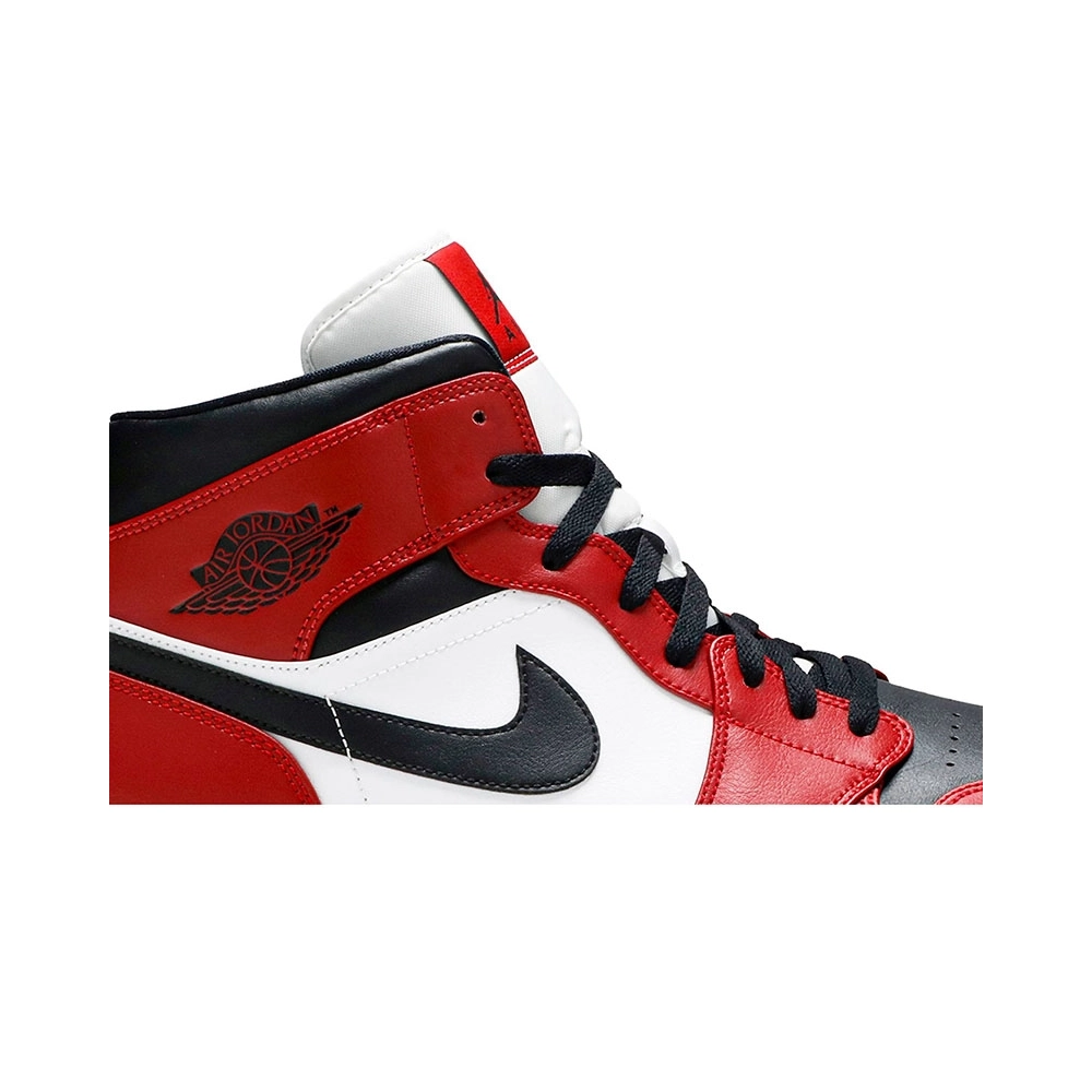AIR JORDAN 1 MID CHICAGO BLACK TOE 554724 069,AIR JORDAN 1 MID,Air Jordan
