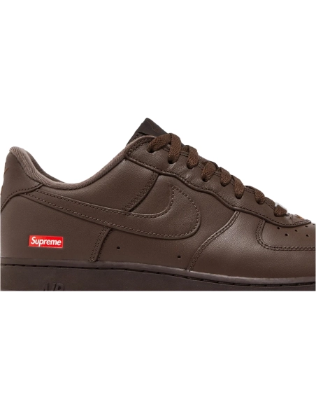 Supreme x Air Force 1 Low Box Logo - Baroque Brown,NIKE AIR FORCE