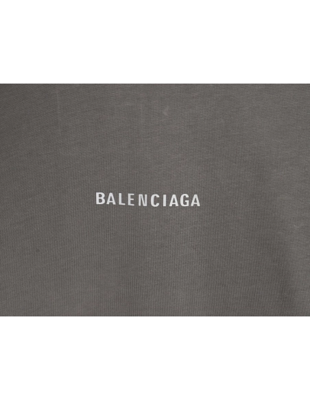 Balenciaga Logo Reflective Short Sleeve T-Shirt,Balenciaga