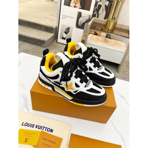 Louis Vuitton Skate Trainer Black yellow