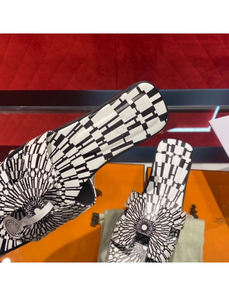 Hermes flat slides summer shoes_1