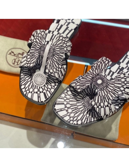 Hermes flat slides summer shoes_1