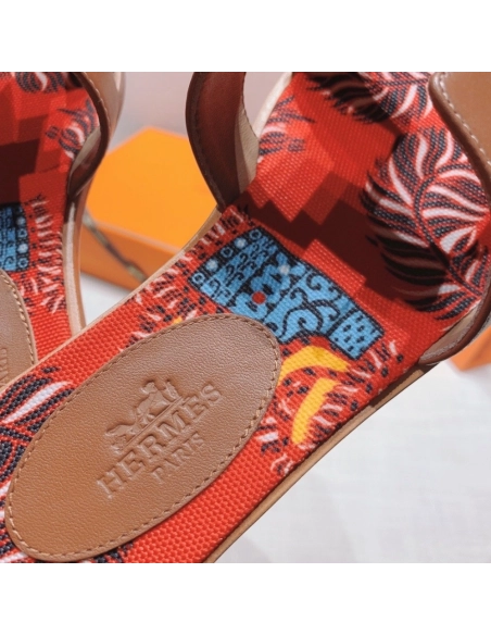 Hermes flat slides summer shoes_11