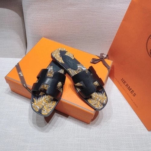 Hermes flat slides summer shoes_12